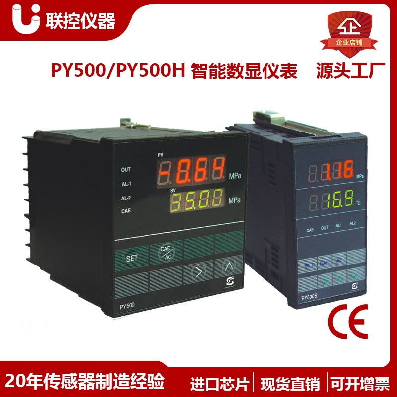 高精度智能数字压力仪表液体防爆控制仪mV输入PY500上下限报警仪