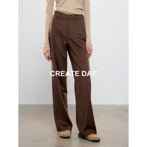 80%绵羊毛+20%桑蚕丝休闲西裤