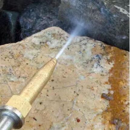 4分6分外丝高压洗车机水管接口123mm出水口全铜远射冲洗水枪喷头