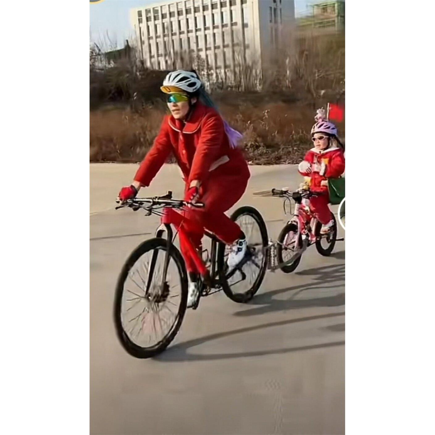 亲子母子车连接架link baby儿童共骑半挂自行车连接架儿童车托架