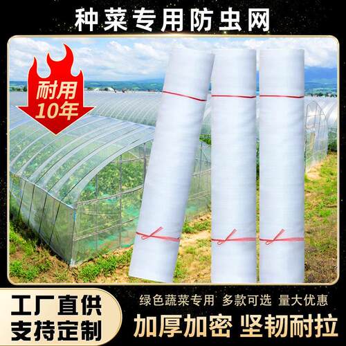种菜专用防虫网果树果园防虫菜地大棚农用养殖防蚊蝇庭院防柳絮网