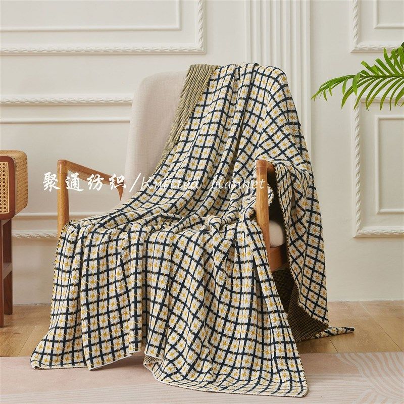 针织毛线棉毯沙发盖毯北欧流苏毯子粗毛线办公室午睡毯摄影道具,生活电器,水暖毯/水循环加热毯,淘宝优惠券,粉丝福利购,淘宝优惠卷
