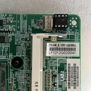 4300U四代集成CPU迷你ITX一体机主板 研域工控 H98 双网口 ITX