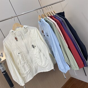 夏季 户外冰丝 男女外贸连帽休闲防晒服外套垂钓皮肤衣 透气 薄款