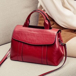 欧货包包2025新款真皮手提包女包大容H量通勤包气质妈妈单肩斜挎