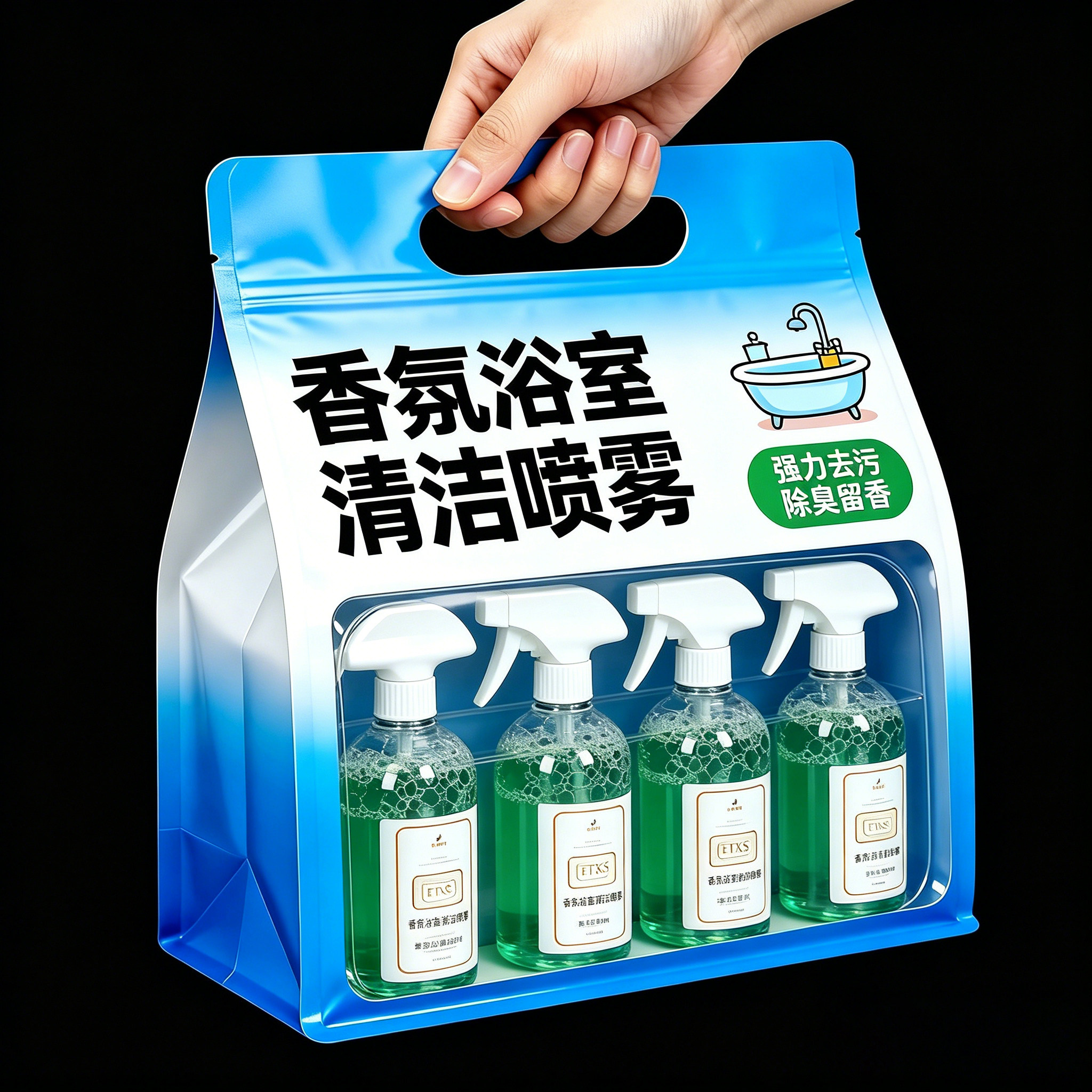 浴室清洁剂香氛浴室清洁