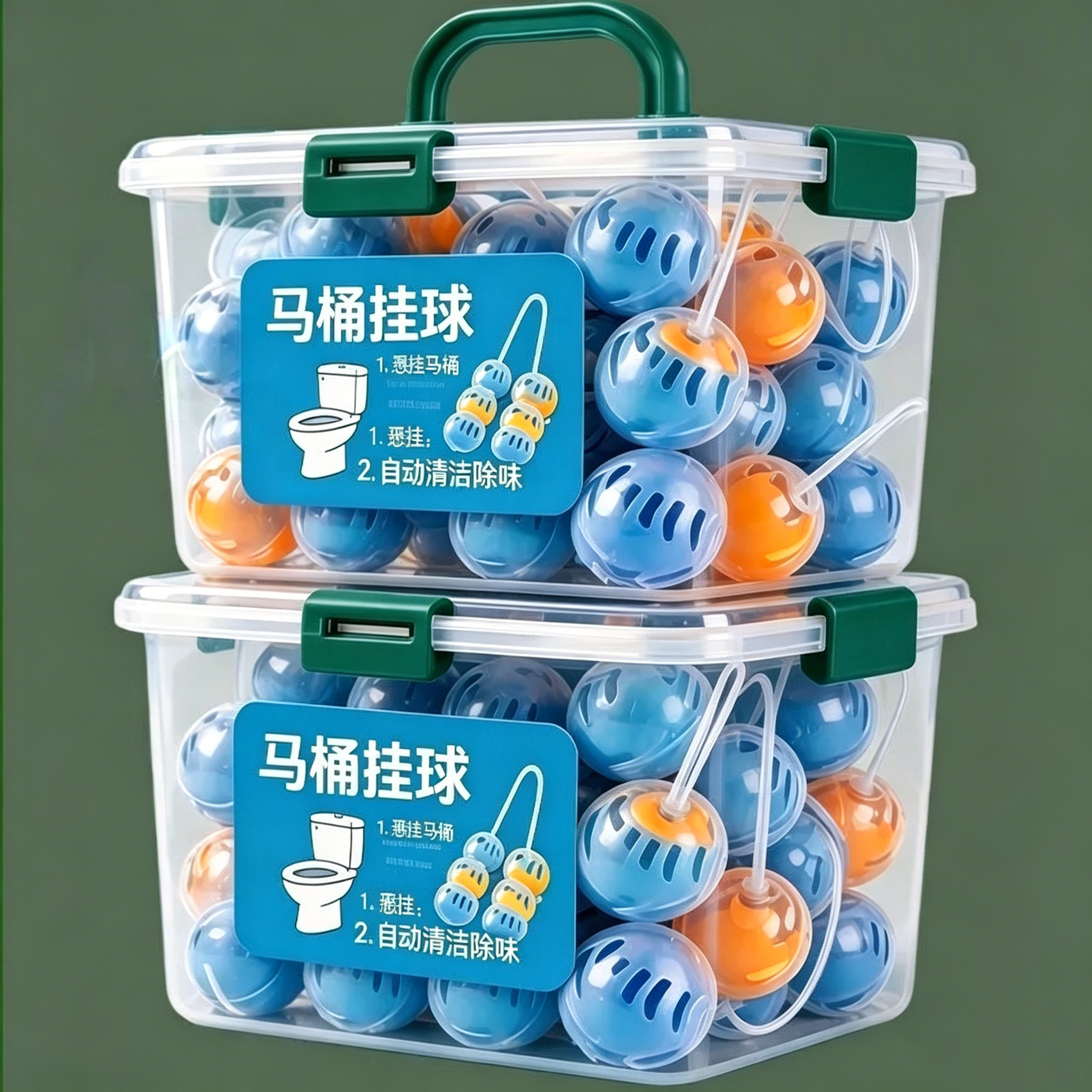 马桶挂球清洁球厕所除臭