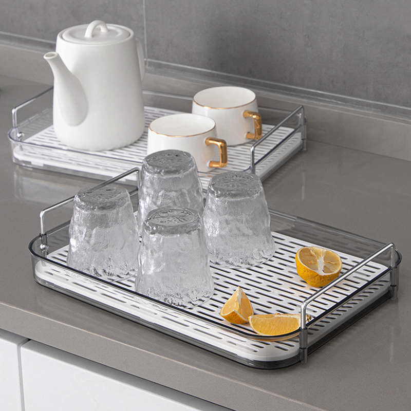 杯子收纳置物架沥水杯架家用客厅放水杯茶杯咖啡杯V茶具玻璃杯架