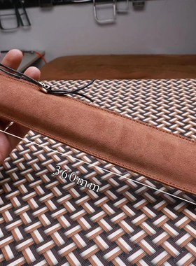 远山工实心竹长棍袋收纳袋真牛皮玉竹折扇袋长L款玉竹袋36055mm