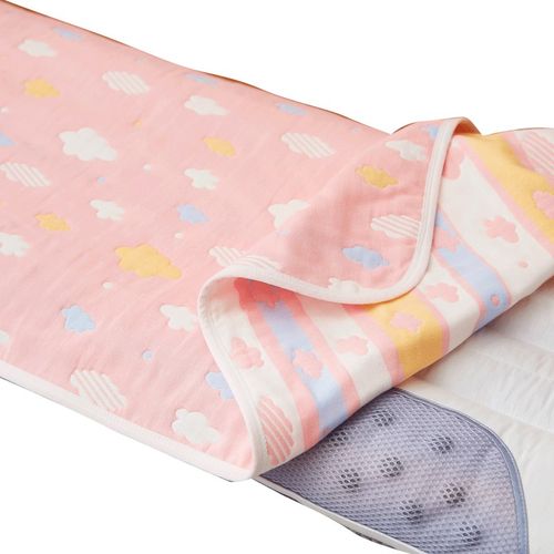 全棉六层纱布枕巾大人纯棉长枕巾1.2m1.5米长款双人1.8情侣枕头巾