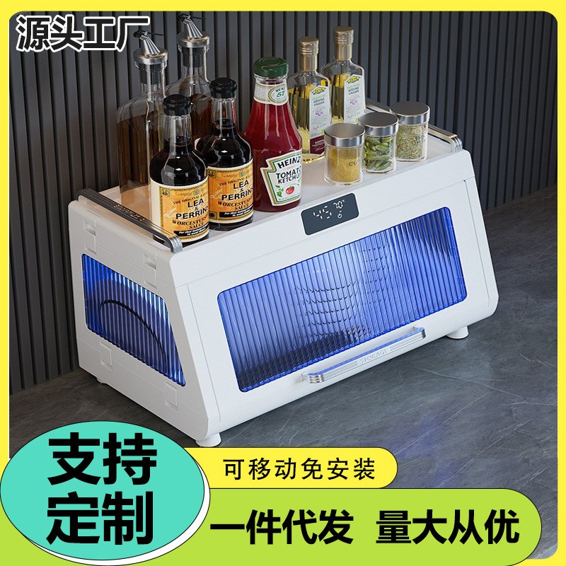 加工定制沥d水架碗筷消毒柜消毒碗柜家用小型烘干一体厨房置物架图片
