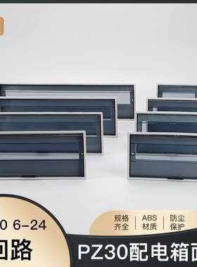 66520496加厚灰色p30配电箱盖板塑面板8/120/1/料15R/18/20z/24回