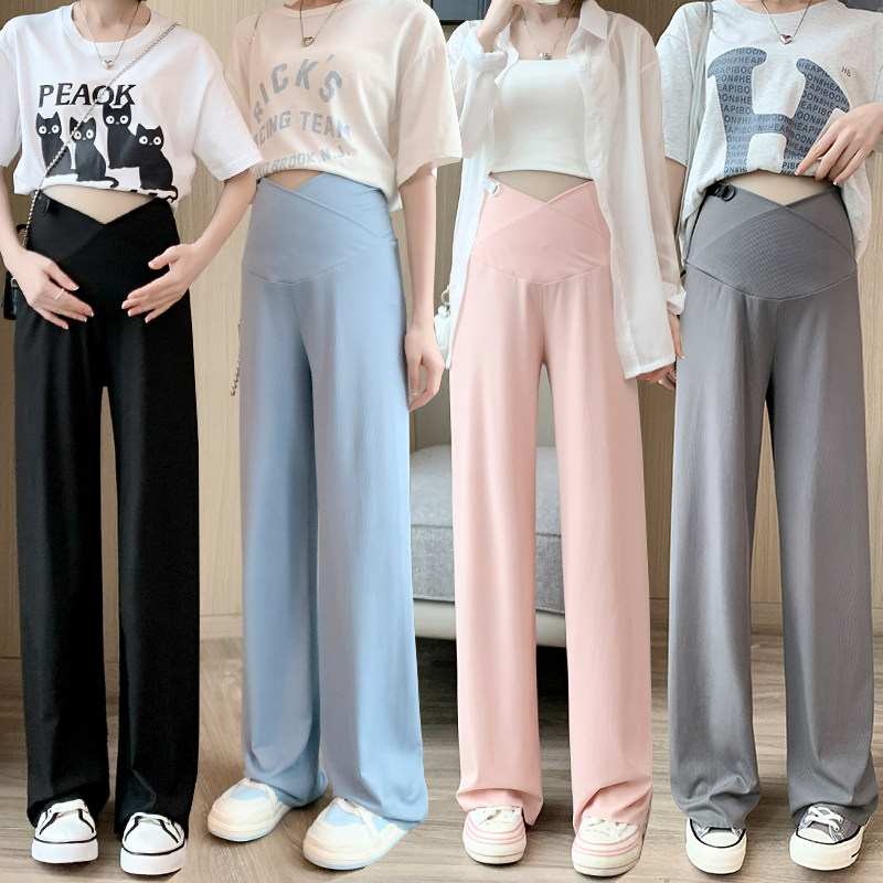 孕妇裤子阔腿裤夏季薄款外穿冰丝休闲裤直筒裤宽松防蚊打底裤夏装,孕妇装/孕产妇用品/营养,孕妇打底裤,淘宝优惠券,粉丝福利购,淘宝优惠卷
