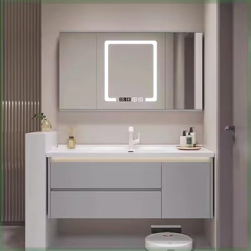 智能浴室柜陶瓷一体盆63/73CM83/93公分103/113厘米洗漱台盆