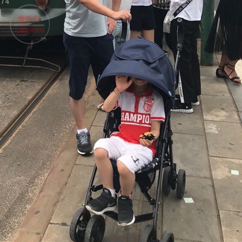 大童手推车儿童轻便折叠旅游外出代步伞车3-4-5-6-7-8岁以上加宽图片