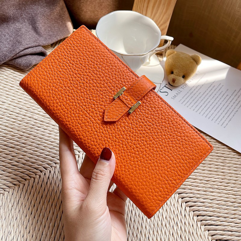 皮夹钱包女d士2022新款爆款长款真皮钱包卡包一体长夹高级感多功