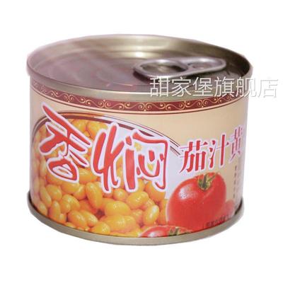 乐隆隆香焖茄汁黄豆罐头184gx12罐烧鱼炖猪蹄凉拌菜零食多省包邮
