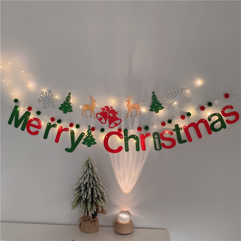圣诞装饰用品merryc ch花艺纱网/纺织布