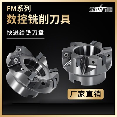 八刃双面45度精铣刀盘FMZ88面铣刀盘 金鹭通装SNMX12快进给铣刀片