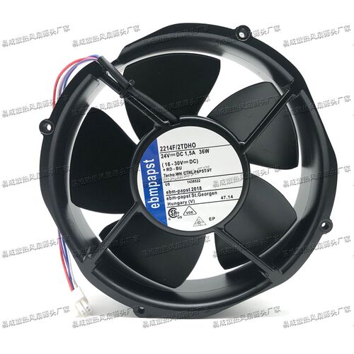 全新德国EBMPAPST 2214F/2TDHO 24V DC 1.5A 36W 大风量散热风扇