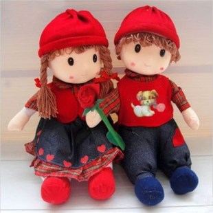 结婚压床娃娃一对大号婚庆公仔礼物情侣抱枕毛绒玩具公.仔创意喜