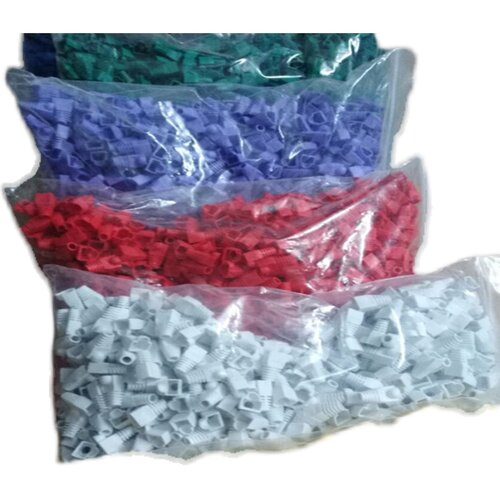 1000个超六类网线水晶头七护套RJ45网络保护套OD65/ R70 /85MM