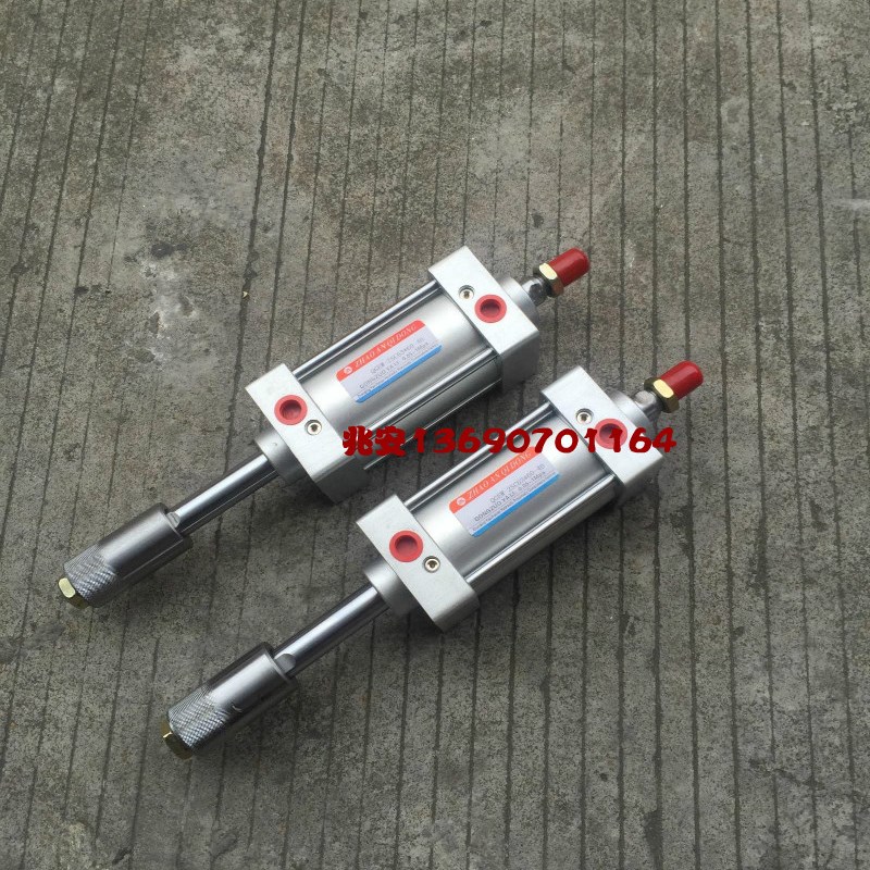 QGEW-2SD63B100-50 直径63行程100 肇庆气缸/双轴可调行程气缸