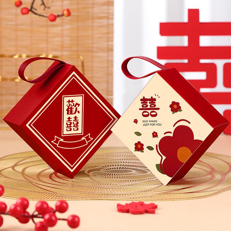结婚喜糖盒婚礼糖果包装大号装烟空盒子婚礼喜糖袋