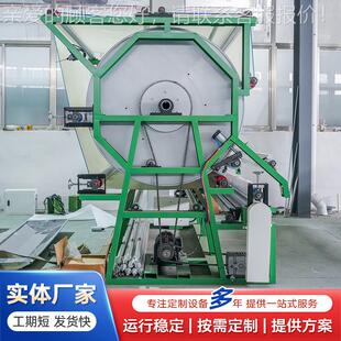 网详询带复合 海绵具无机布纸板床垫玩上胶复合立式网带复合纺机