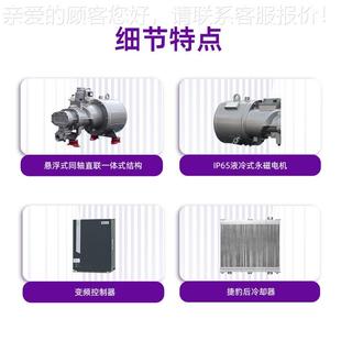 捷空3压22 套7千瓦螺杆机 永磁机变频螺豹杆式 空气压缩机一HI