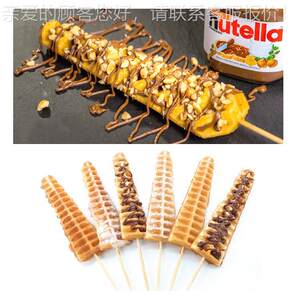 广州用飞商棒圣诞树华夫 4根松树华夫炉不粘TRT锅不锈钢首机身