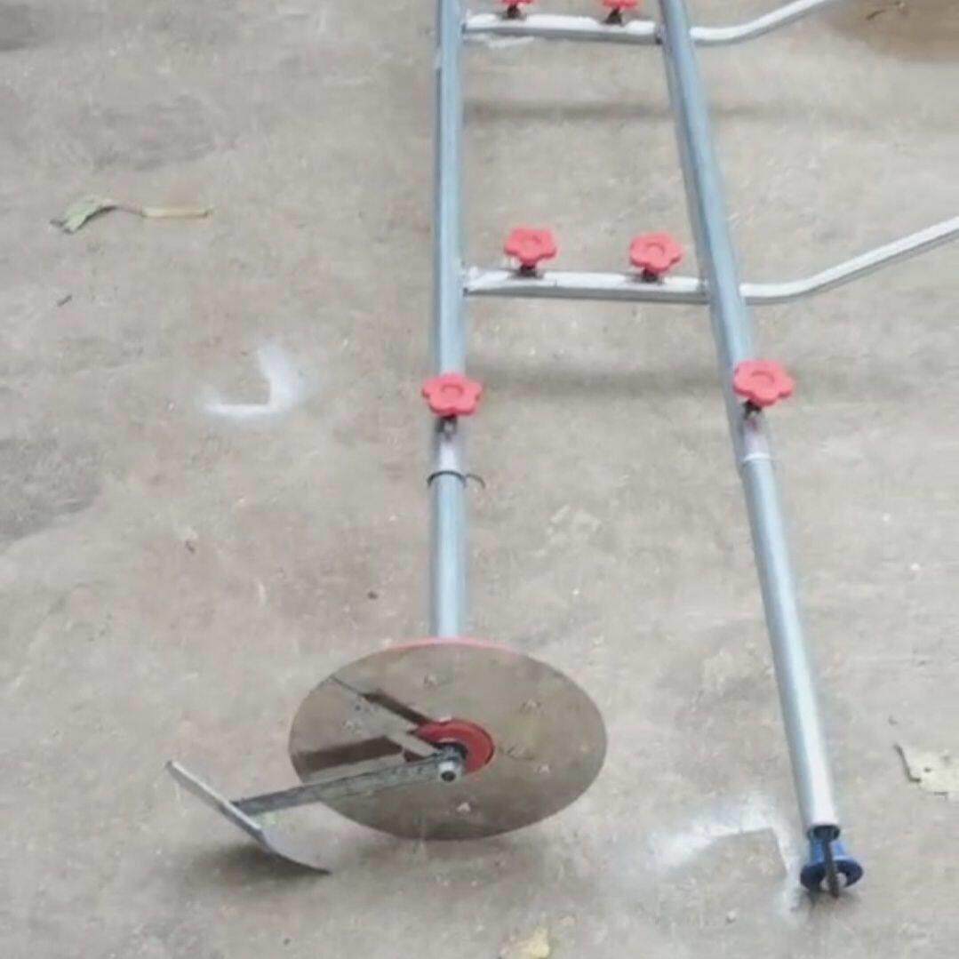 地膜大蒜覆膜机洋葱湿地加厚不锈钢全自动农用手拉式机可调节