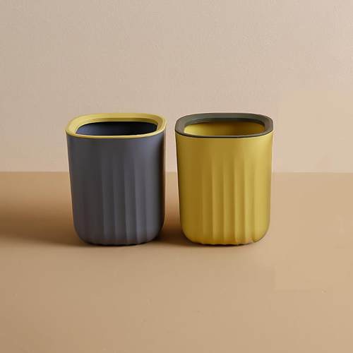 新款桌面垃圾桶中式家用可爱小桶迷你客餐桌台上收纳桶轻奢道