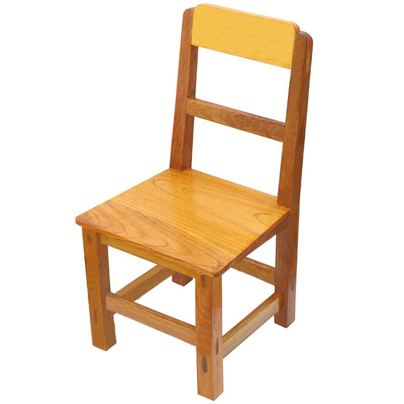 全实木老人椅儿童木头椅换鞋凳小板凳小凳子学生写字椅子家用靠背