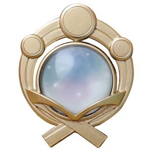 原神周边无主的神之眼金属钥匙扣挂件夜光玻璃吊坠枫丹稻妻璃月