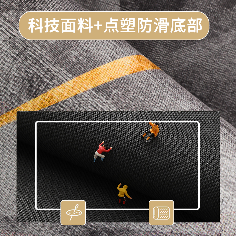 入户门地垫简约进门防滑脚垫吸水耐脏垫家用轻奢门口免洗玄关地毯