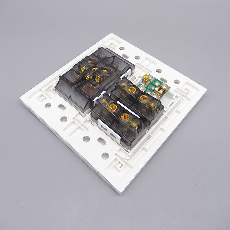 120型大五孔带二孔开关电源有线电视六位面板四孔TV闭路墙壁插座,电子/电工,开关插座套装,淘宝优惠券,粉丝福利购,淘宝优惠卷