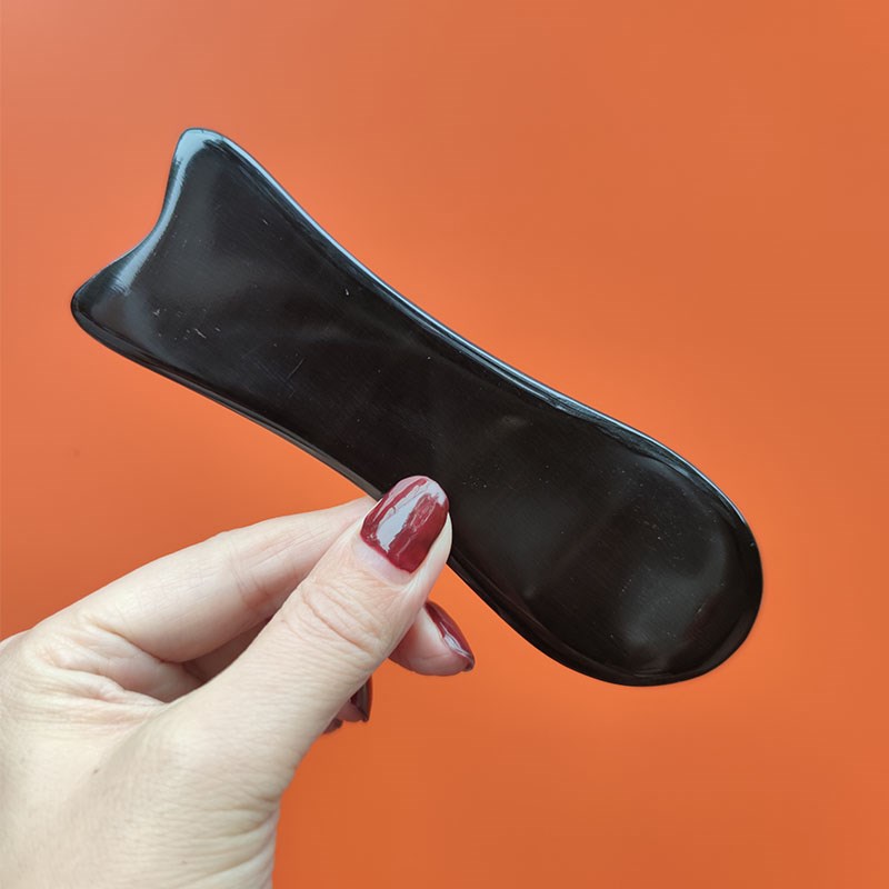 梳子女按摩梳小巧便携款防静电加厚檀木脱发刮痧片牛角梳子天然