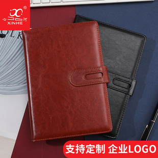 心河定制笔记本礼盒套装商务办公会议a5加厚笔记本子简约大学生记