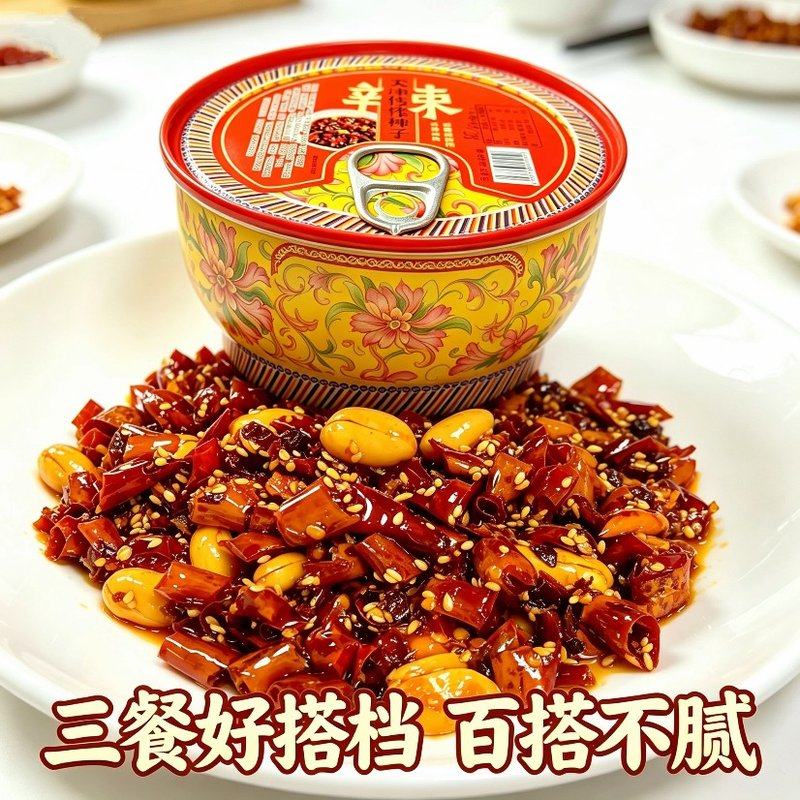 油炸辣椒  百搭不腻 三餐好搭档