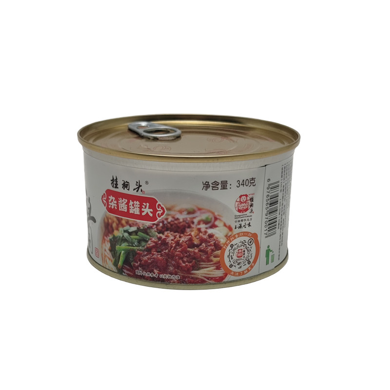 云南挂狗头正宗杂酱米线专用猪肉酱罐头小锅米线炸酱面下饭拌面酱