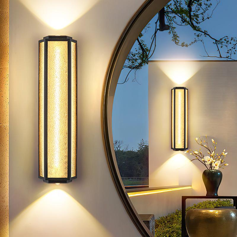 室外壁灯防水别墅入户大门外墙灯室外庭院露台灯上下发光洗墙射灯