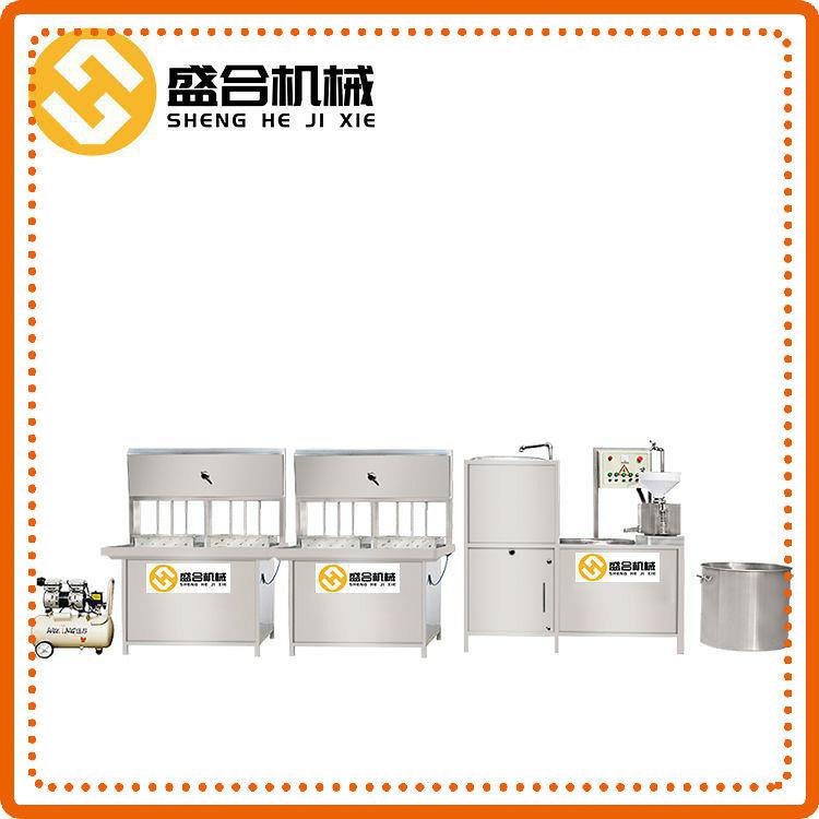 新型全自动豆腐机时产800盒内酯豆腐机不锈钢豆制品设备