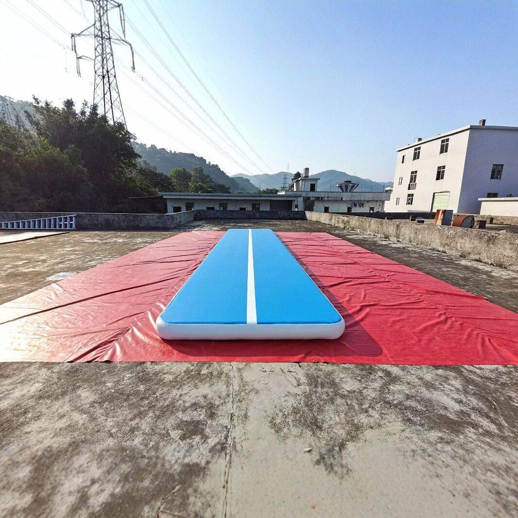 定制跨境水上体操垫厂家健身运动训练气垫舞蹈武术空翻瑜伽垫