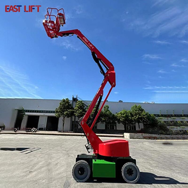 10-2米全自行电动曲臂升降机跨越障碍物作业曲臂式高空作业车