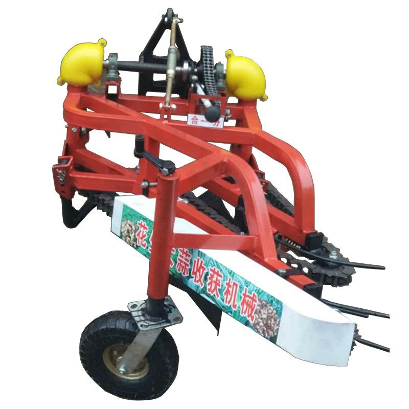 现货热卖新款韩式收获机设备小型手扶拖拉机带动款花生收获机