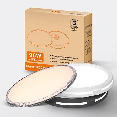 吸顶灯led超亮0W54W96W商用工程批量照明灯三防护眼家用阳台灯具