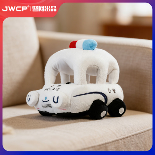 警网优选JWCP公安毛绒汽车玩偶