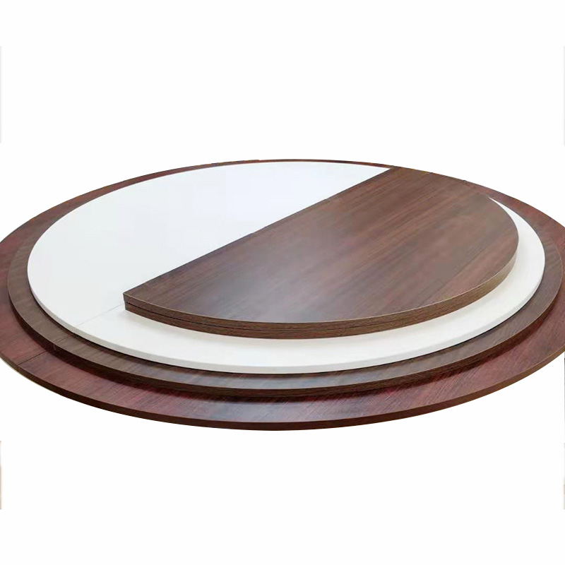 折叠圆桌面圆台面餐桌桌子家用酒店饭桌面板对折圆形大桌面大圆桌