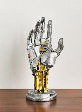 赛博朋克机械手摆件阿修罗游戏手柄支架戒指手串桌面挂架拍摄道具
